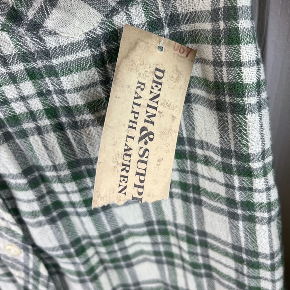 Denim & Supply Ralph Lauren RL Tomboy Plaid Button Front Shirt - Picture 3 of 4
